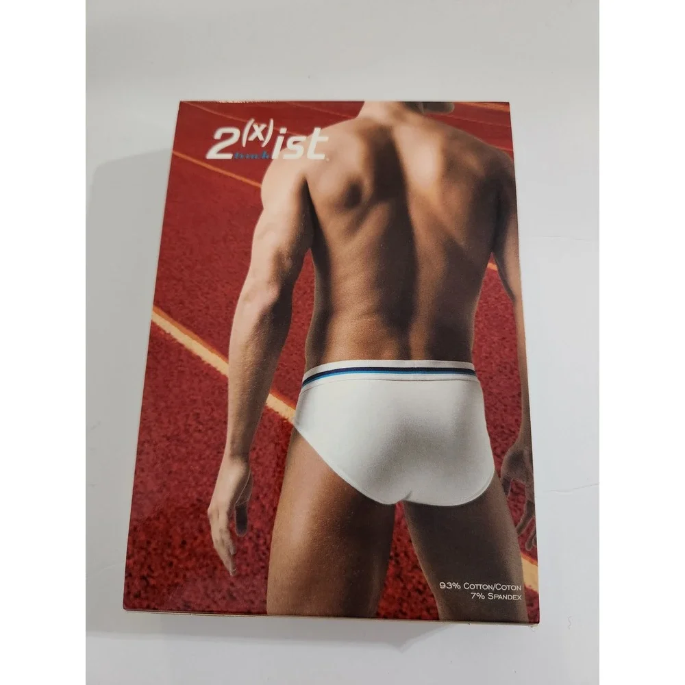 2(x)ist Track Sport Brief‎ Gold Yellow Vintage Athletic Underwear Small 6112